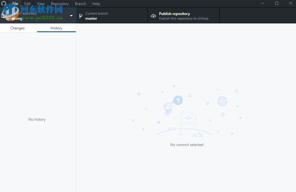 github desktop windows上傳本地項目文件的方法