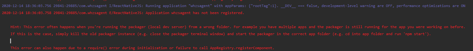 解決VSCode調試react-native android項目錯誤問題