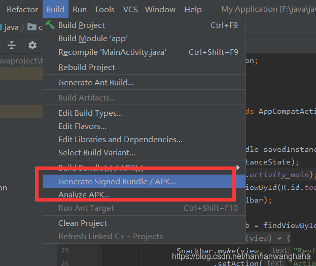 IntelliJ IDEAx導出安卓（Android）apk文件圖文教程