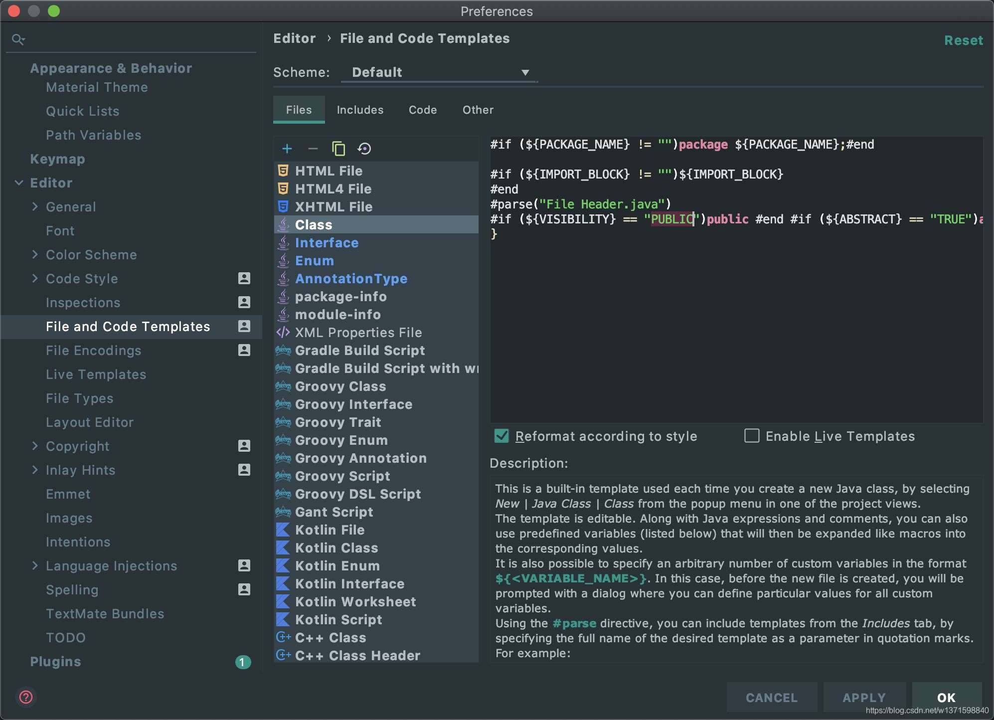 android studio 4.0 新建類沒(méi)有修飾符的方法