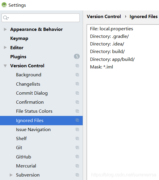 Android Studio 配置忽略文件的方法實(shí)現(xiàn)