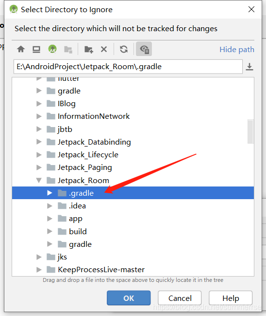 Android Studio 配置忽略文件的方法實(shí)現(xiàn)
