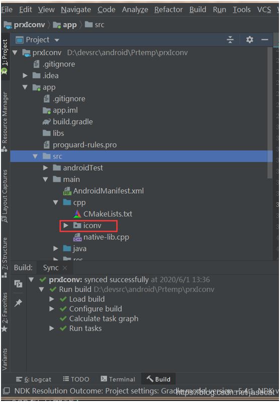 使用android studio開發工具編譯GBK轉換三方庫iconv的方法