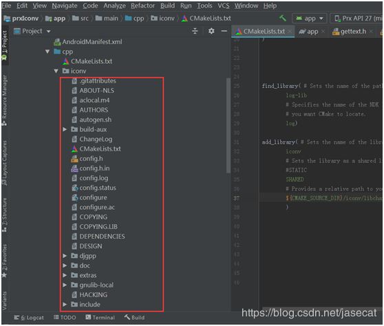 使用android studio開發工具編譯GBK轉換三方庫iconv的方法