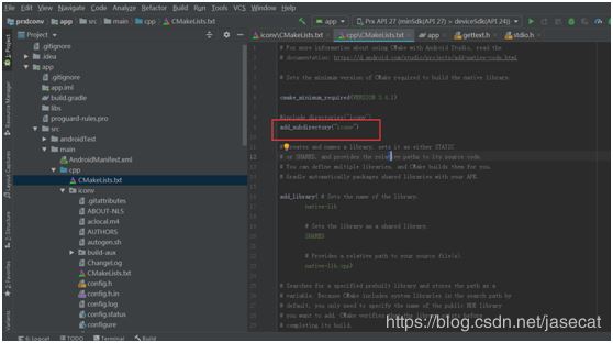 使用android studio開發工具編譯GBK轉換三方庫iconv的方法