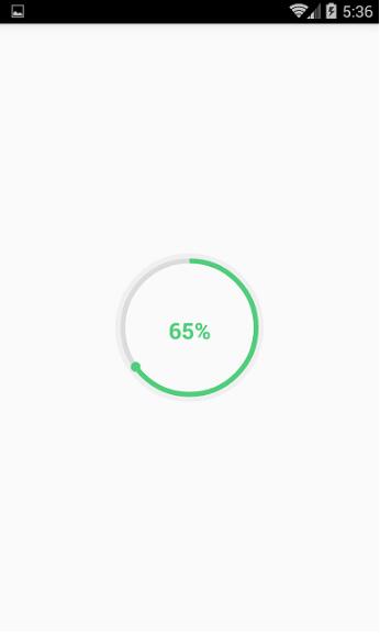 Android自定義帶動(dòng)畫效果的圓形ProgressBar