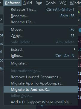Android Studio 實(shí)現(xiàn)將support庫改成Androidx