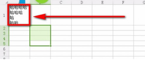 Excel實現一個單元格打兩排字具體操作方法