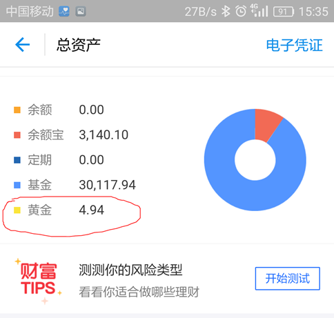 支付寶抽的黃金怎么提現 支付寶天天抽黃金提現方法