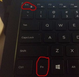 win10關閉fn熱鍵戴爾
