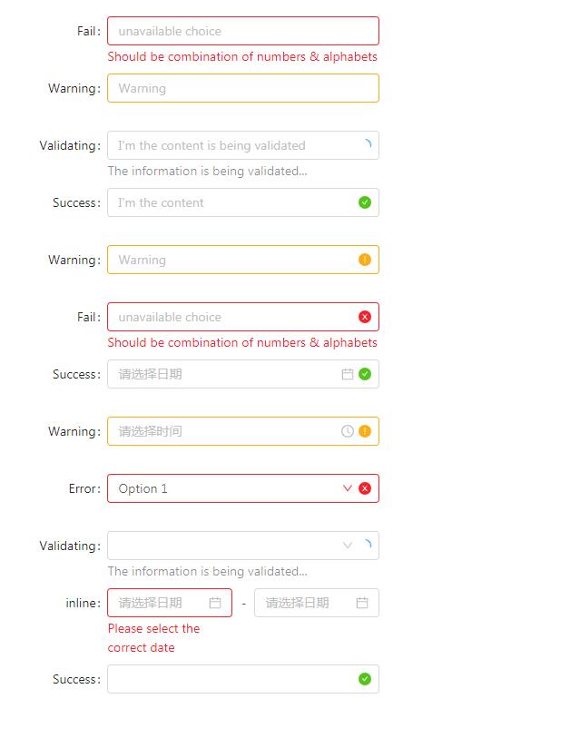 Vue-Ant Design Vue-普通及自定義校驗(yàn)實(shí)例