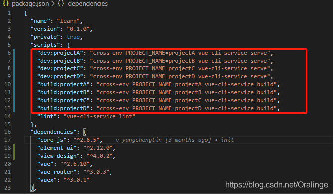 vue大型項目之分模塊運行/打包的實現