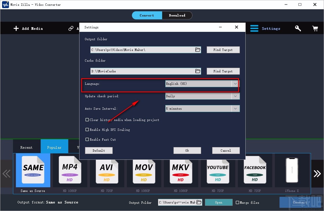 Windows Video Converter設置中文的方法