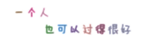 美圖秀秀怎么做點點字