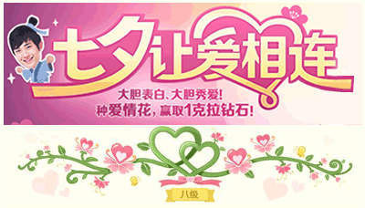 QQ黃鉆浪漫七夕送好禮 愛情鉆石雙豐收