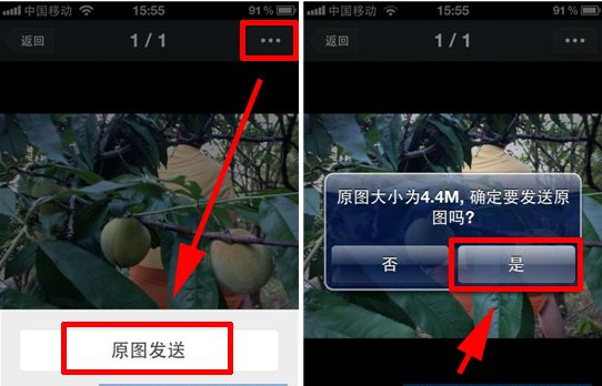 微信ios版怎么發送高清大圖？