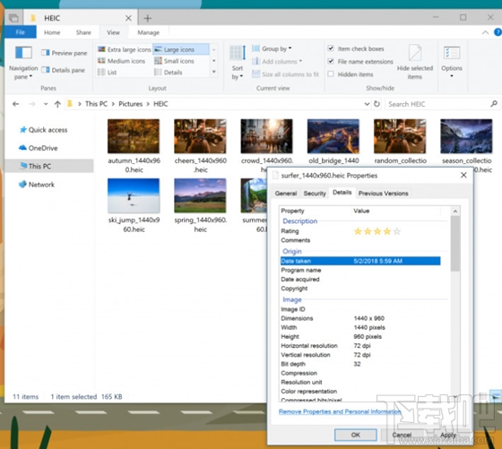 win 10新版Build 17661優化了HEIC格式支持嗎？