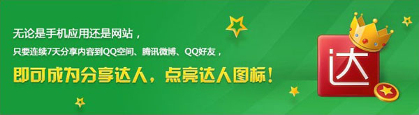 分享達人圖標怎么點亮？分享達人QQ圖標點亮方法