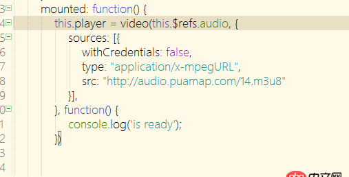 javascript - vue使用videojs+videojs-contrib-hls報錯