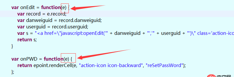 javascript - 想請教一下，js中 function中參數 e 到底是什么，每個條用的參數 e的用法都不一樣？