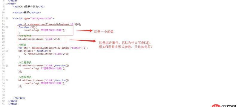 javascript - 例如函數名為f1，f1和f1（）的區別