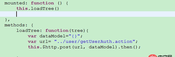 javascript - vue mounted 調用method方法后，method里的post報錯。
