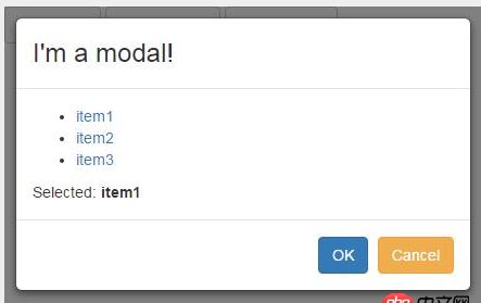 javascript - angular-ui-bootstrap model 模態(tài)框出現(xiàn)的位置怎么調(diào)整