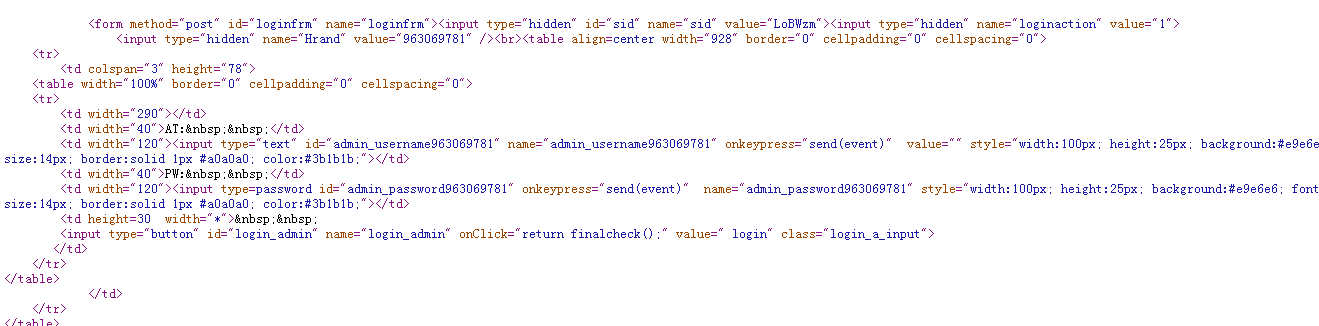 HTML表內(nèi)標(biāo)簽內(nèi)容每次都不一樣是如何實(shí)現(xiàn)的？