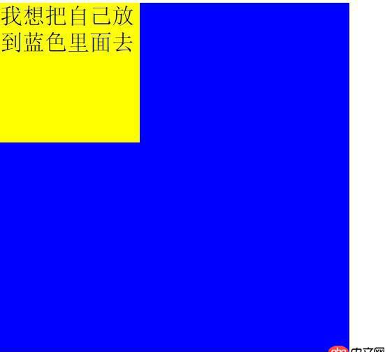 css - flex布局可以怎么把一個div放到另一個div里面，兩個div為相鄰兄弟元素。不用position。