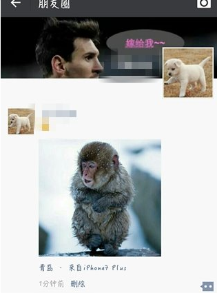 朋友圈iphone7小尾巴怎么設(shè)置 微信朋友圈來自iPhone7客戶端方法