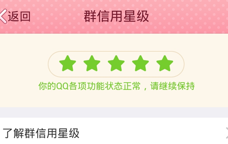 QQ群信用星級(jí)是什么 如何查看手機(jī)QQ群信用星級(jí)？