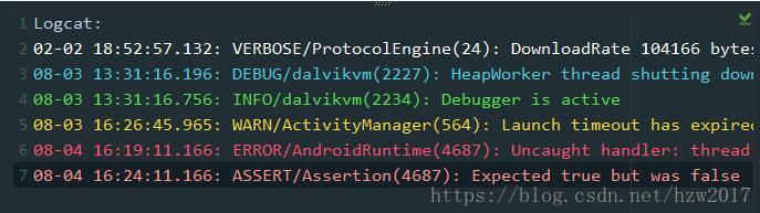 Android Studio修改Log信息顏色的實現