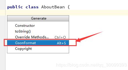 Android Studio 一鍵生成Json實體類教程