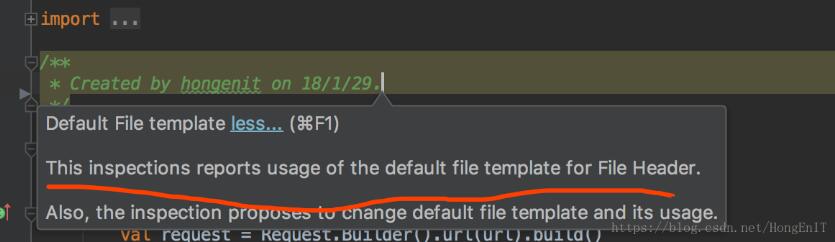 Android Studio 修改類的默認注釋圖文教程