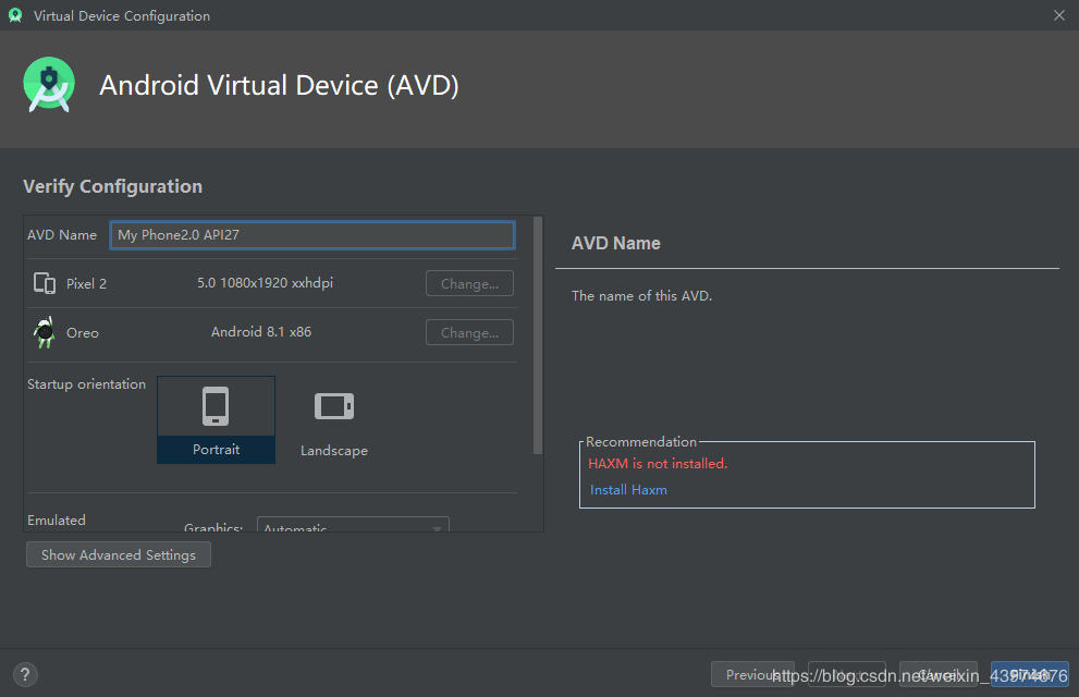 Android Studio 3.6安裝全過(guò)程及AVD安裝運(yùn)行步驟詳解