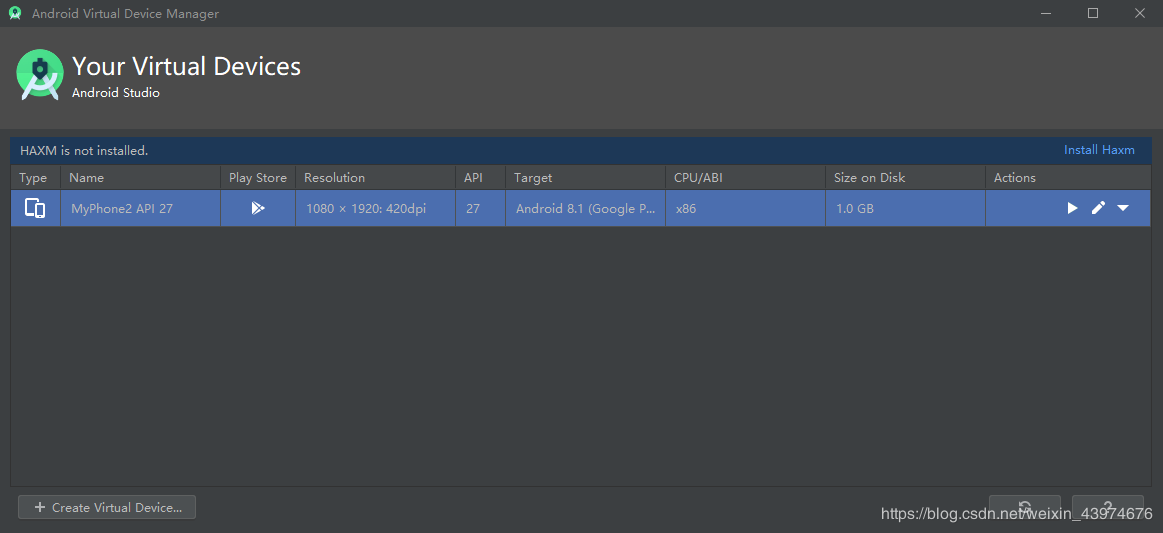 Android Studio 3.6安裝全過(guò)程及AVD安裝運(yùn)行步驟詳解