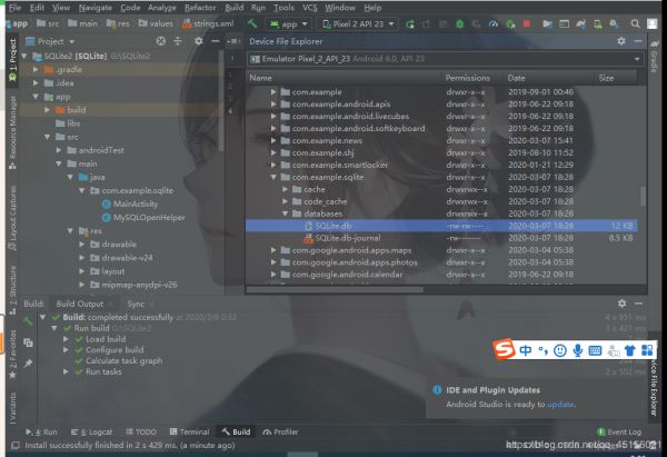 android studio使用SQLiteOpenHelper()建立數(shù)據(jù)庫的方法