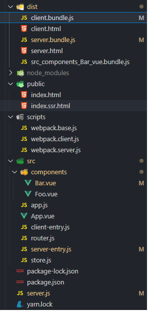vue的ssr服務端渲染示例詳解