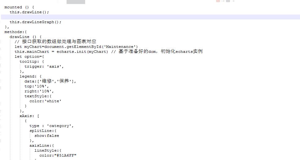 vue中echarts的用法及與elementui-select的協同綁定操作