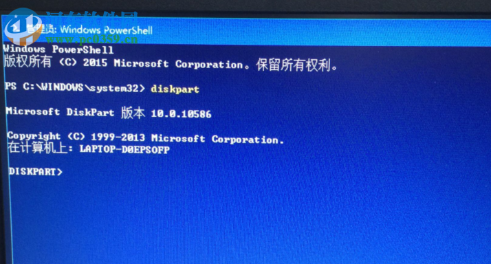 win10系統通過diskpart命令刪除分區的方法