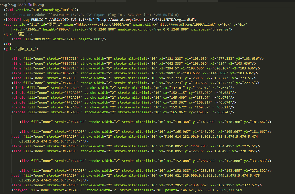 vue項(xiàng)目里面引用svg文件并給svg里面的元素賦值