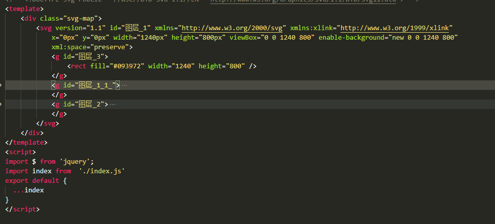 vue項(xiàng)目里面引用svg文件并給svg里面的元素賦值