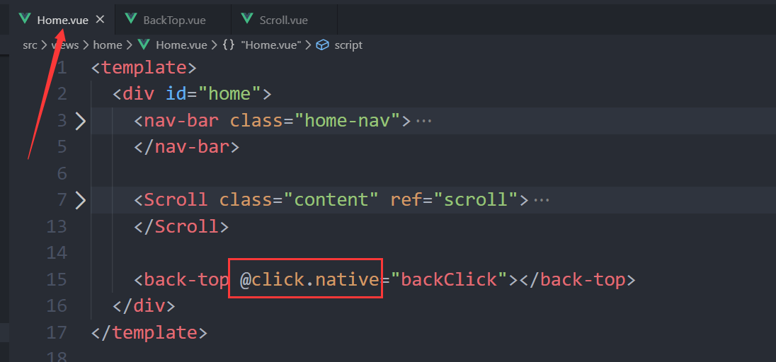 Vue如何實現監聽組件原生事件