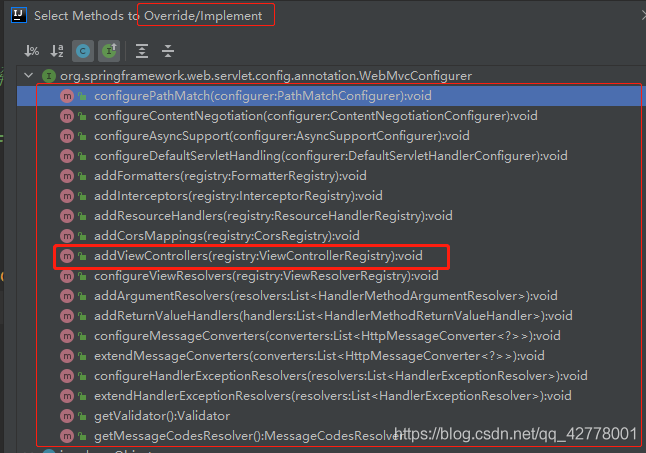 springboot擴展MVC的方法