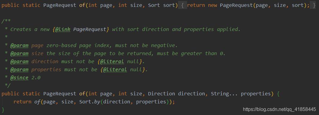 SpringbootJPA分頁(yè) PageRequest過(guò)時(shí)的替代方法
