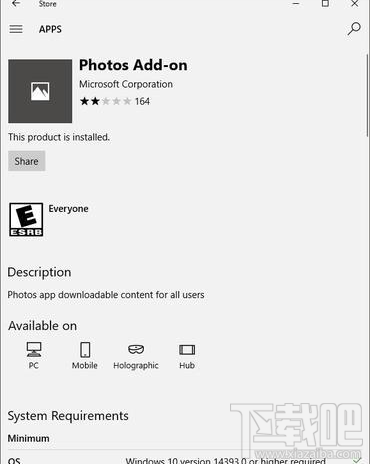 win10中的Photos Add-on怎么卸載？
