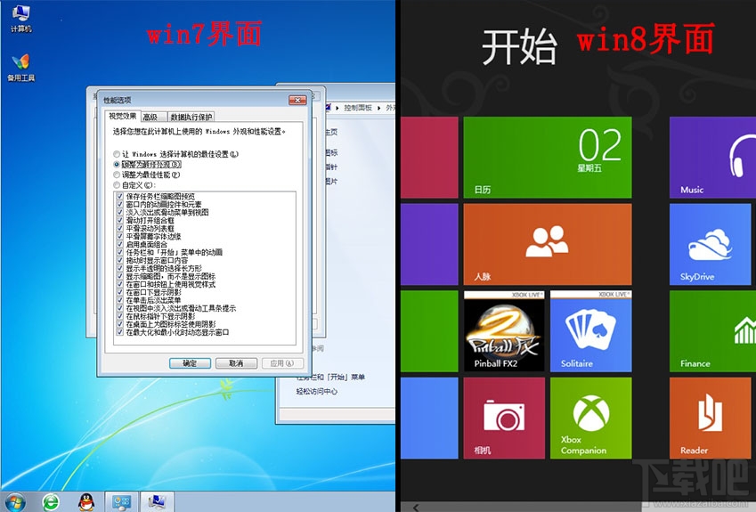 win7和win8哪個好 win7和win8的區別是什么