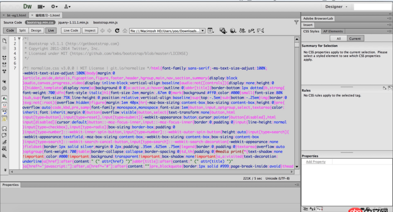 html - 在dreamweaverCS6中如何像sublime一樣顯示CSS