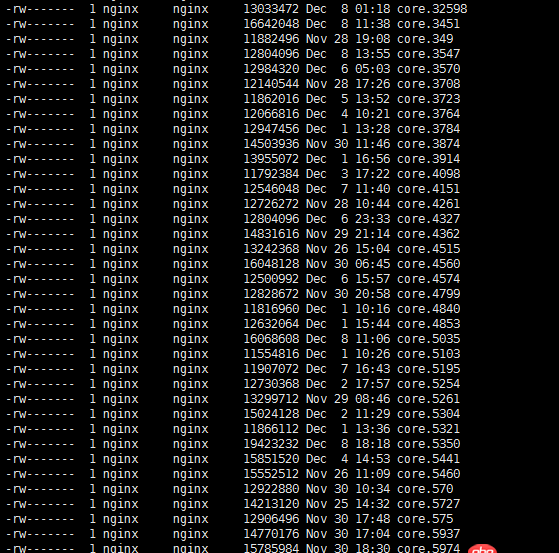 nginx - web服務器根目錄生成了很多這種文件？