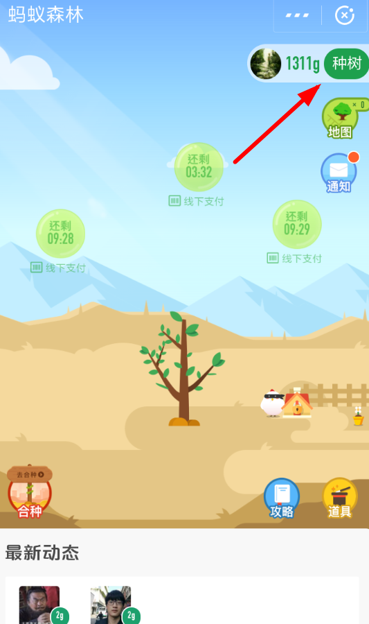 支付寶螞蟻森林領(lǐng)取保護(hù)地的具體操作步驟